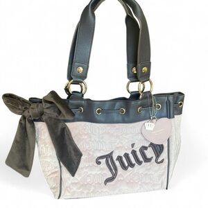 Juicy Couture daydreamer Brown and dusty pink Tote Bag